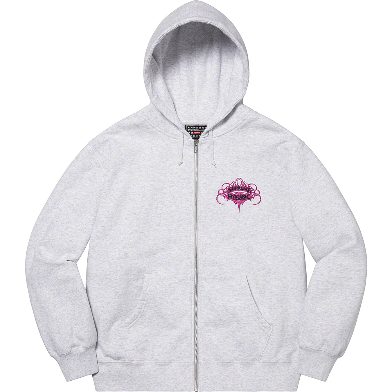 HYSTERIC GLAMOUR Zip Up Hooded Sweatshirt - spring summer 2021 ...