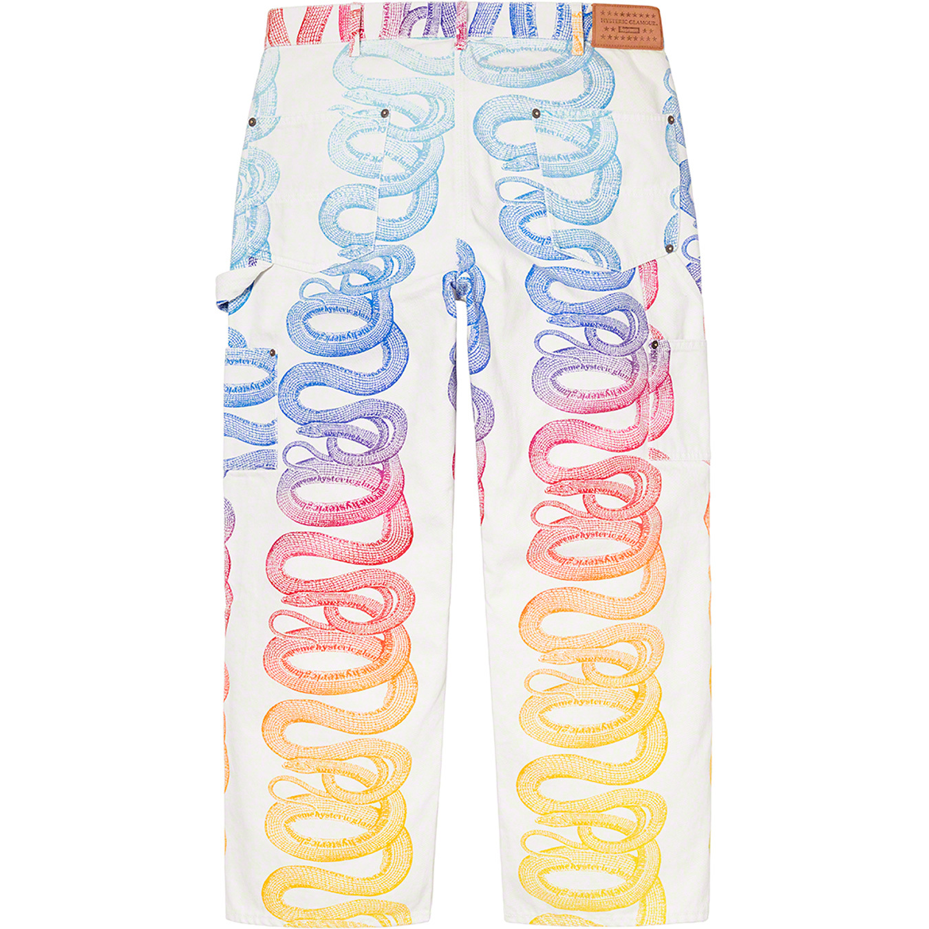 Shop Supreme 2021 SS Supreme HYSTERIC GLAMOUR Snake Double Knee