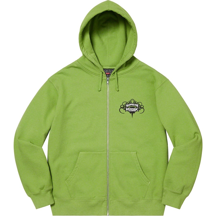 HYSTERIC GLAMOUR Zip Up Hooded Sweatshirt - spring summer 2021 - Supreme