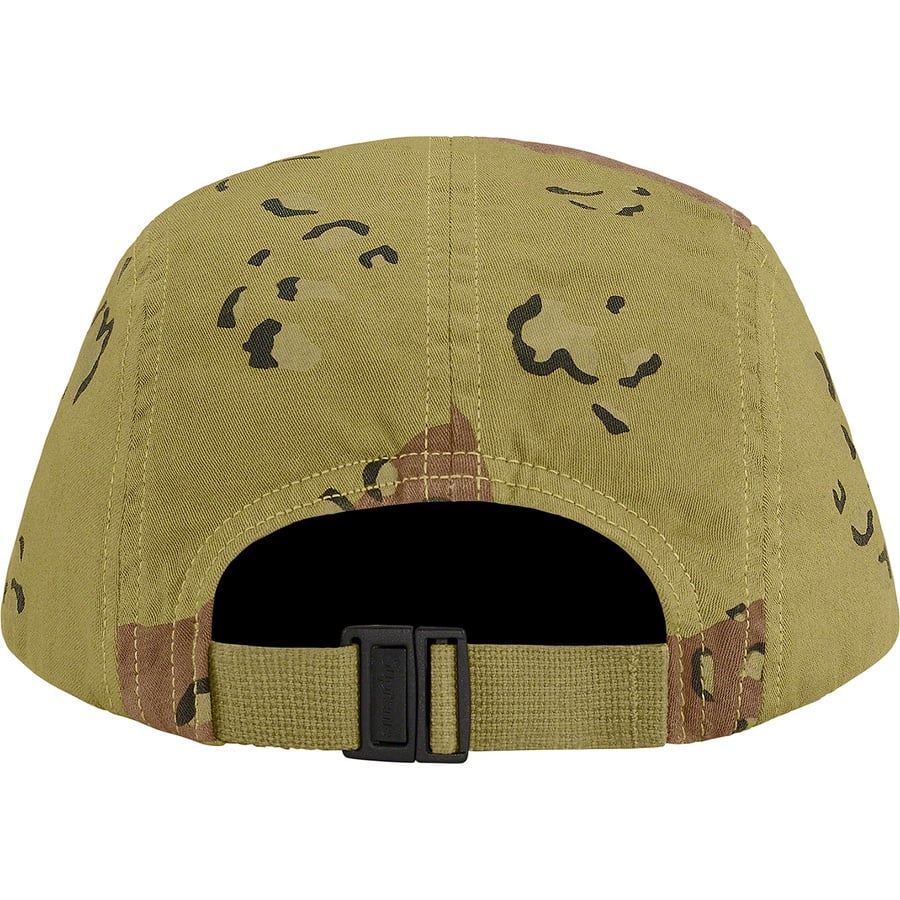Details on Overdyed Camo Camp Cap Green from spring summer
                                                    2021 (Price is $54)