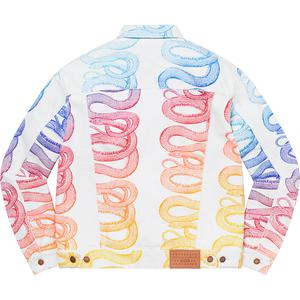 supreme hysteric glamour snake denim jacket