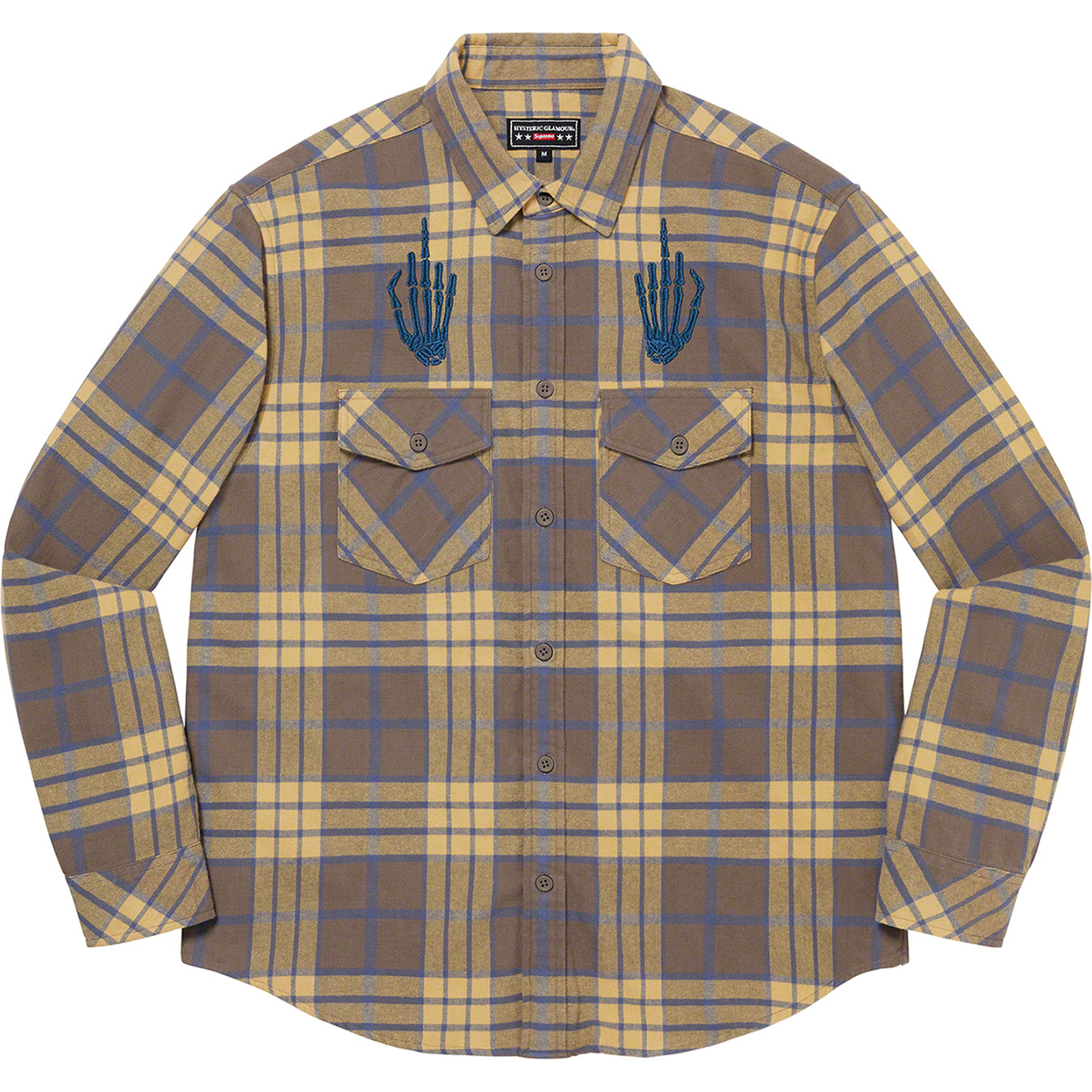 HYSTERIC GLAMOUR Plaid Flannel Shirt