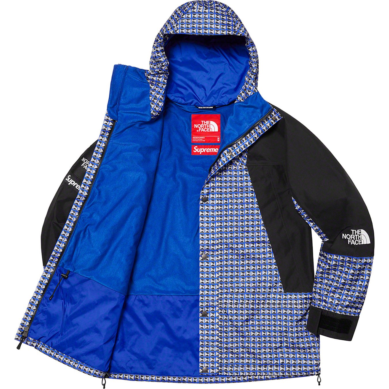 SS21 Supreme x The North Face 'Studded' Mountain Light Jacket Black — The Pop-Up