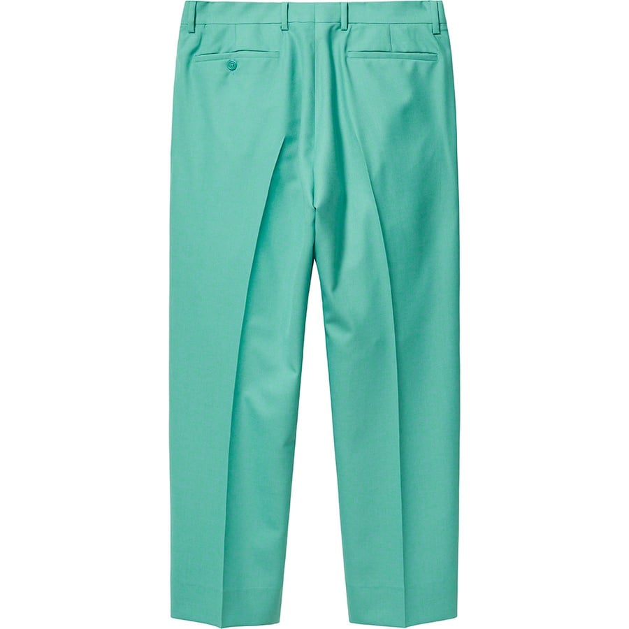 Details on Pleated Trouser Dusty Mint from spring summer
                                                    2021 (Price is $168)