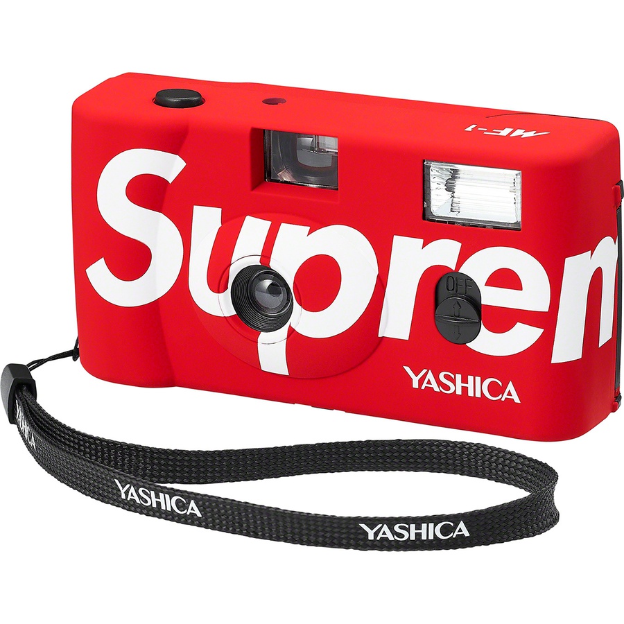 Details on Supreme Yashica MF-1 Camera Red from spring summer
                                                    2021 (Price is $68)