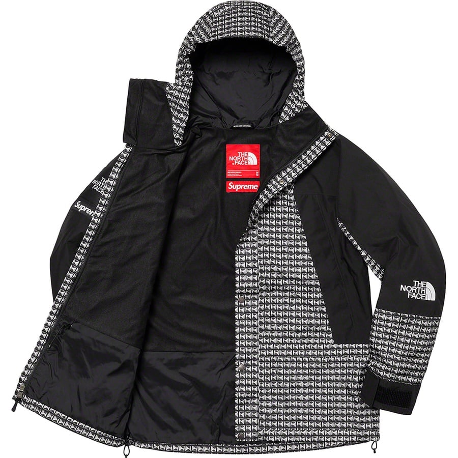 Details on Supreme The North Face Studded Mountain Light Jacket Black from spring summer
                                                    2021 (Price is $388)