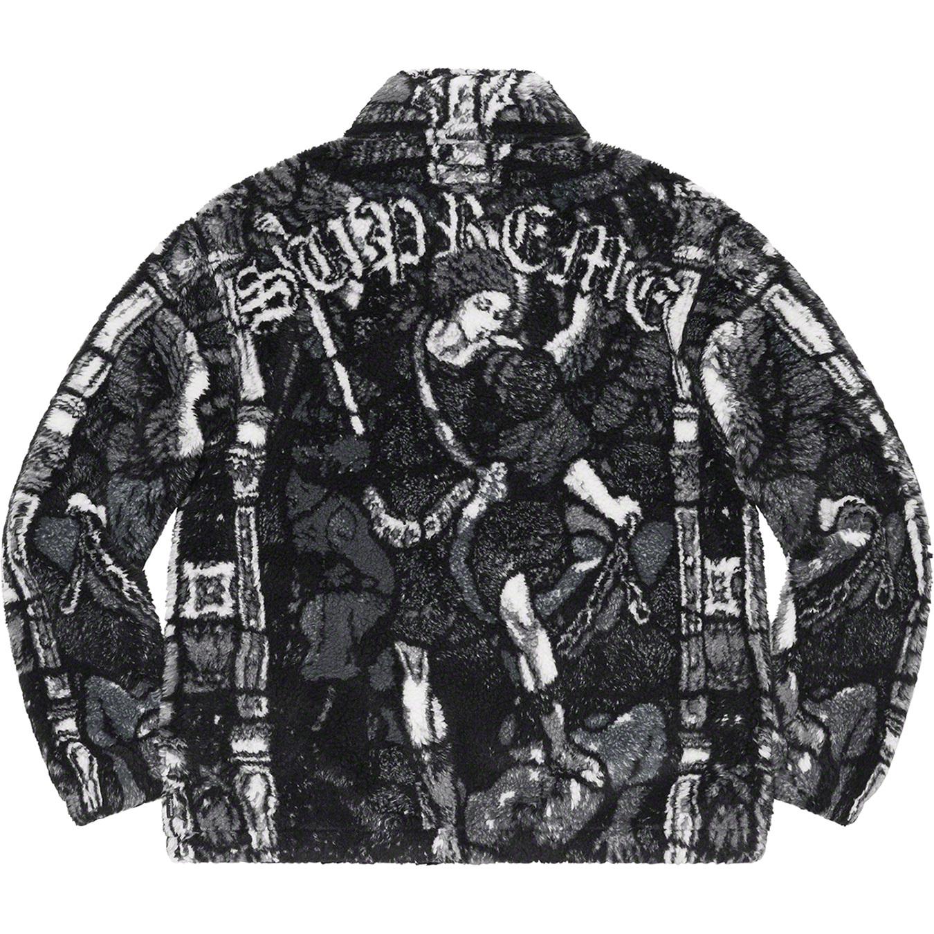 supreme Saint Michael Fleece Jacket XL-