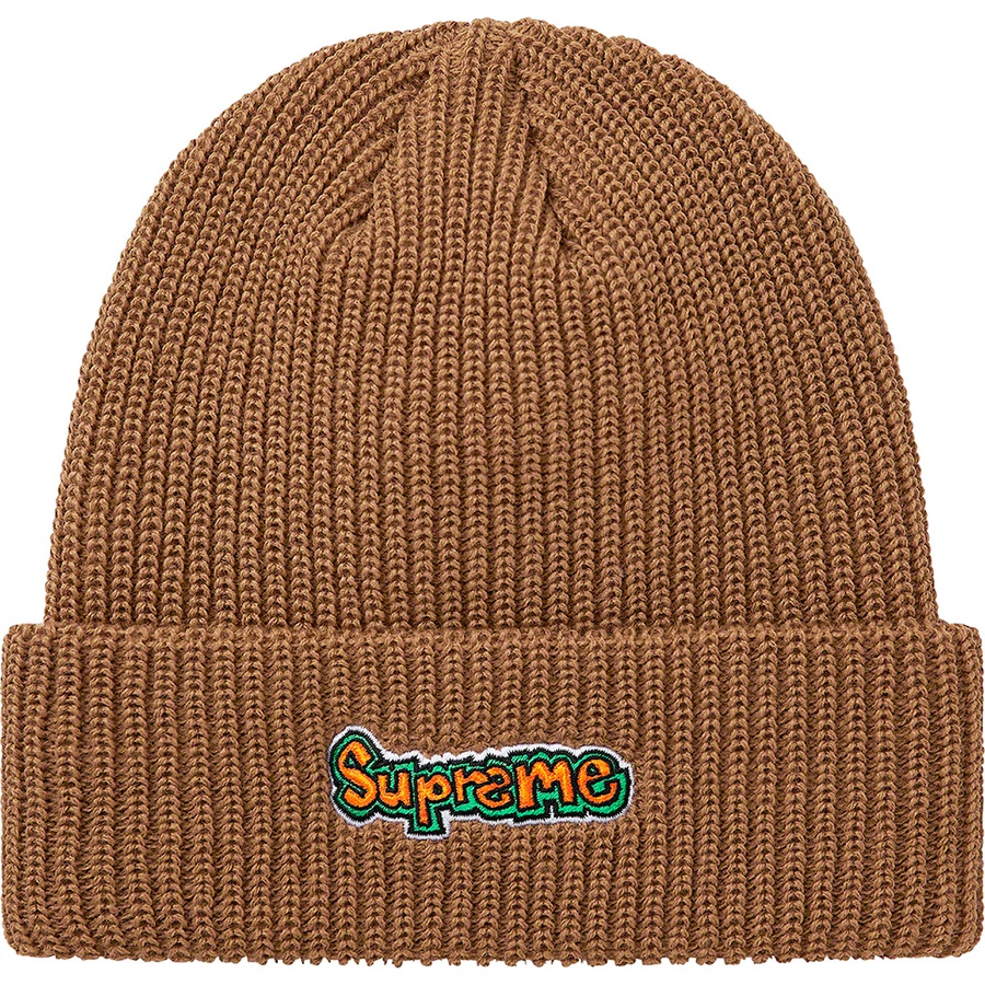 Details on Gonz Logo Beanie Brown from spring summer
                                                    2021 (Price is $38)