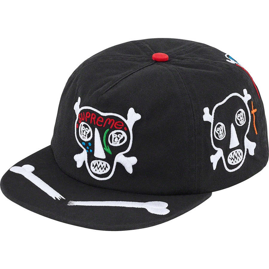 Details on Clayton Patterson Supreme Skulls 5-Panel Black from spring summer
                                                    2021 (Price is $48)