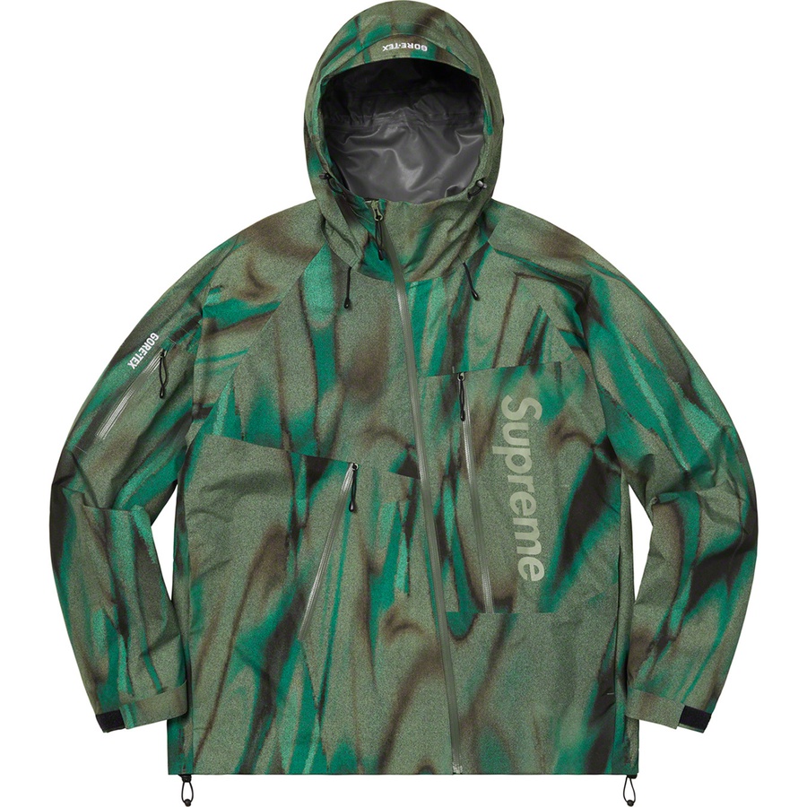 Details on GORE-TEX Paclite Shell Jacket Olive Swirl from spring summer
                                                    2021 (Price is $328)