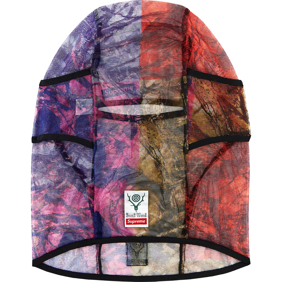 Details on Supreme SOUTH2 WEST8 Bush Balaclava Camo from spring summer
                                                    2021 (Price is $68)