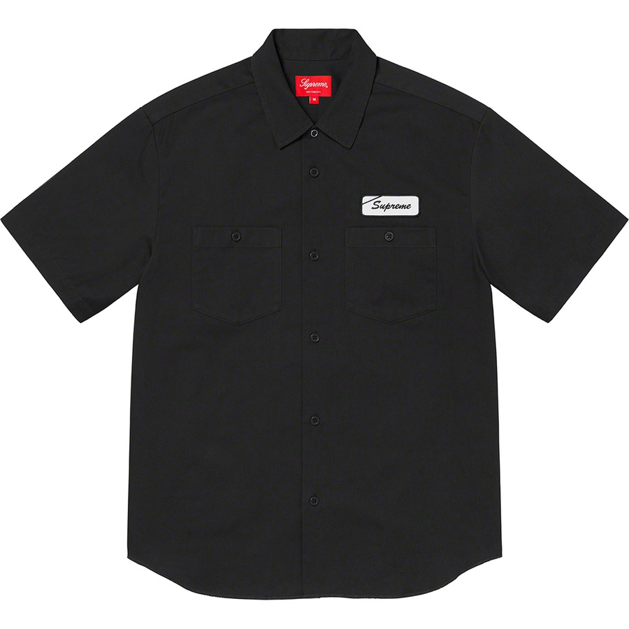 高評価】 Supreme Supreme Dog S/S Work Shirt 黒 XLの通販 by Matt's  shop｜シュプリームならラクマ