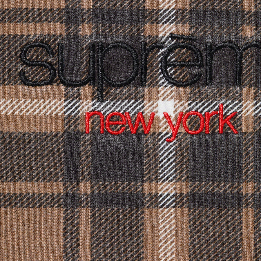 Details on Plaid Crewneck Brown from spring summer
                                                    2021 (Price is $148)