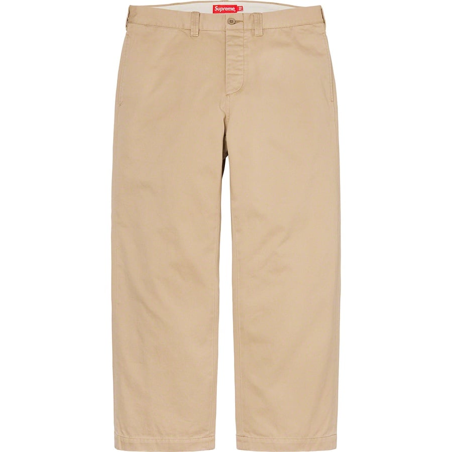Details on Pin Up Chino Pant Khaki from spring summer
                                                    2021 (Price is $148)