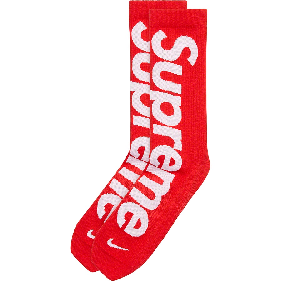 Supreme®/Nike® Lightweight Crew Socks (1 Pack) Red