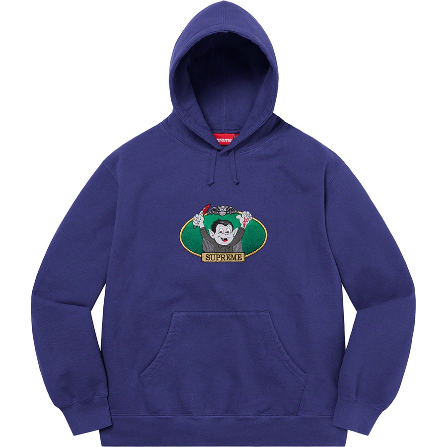 Details on Vampire Boy Hooded Sweatshirt Washed Navy from spring summer
                                                    2021 (Price is $158)