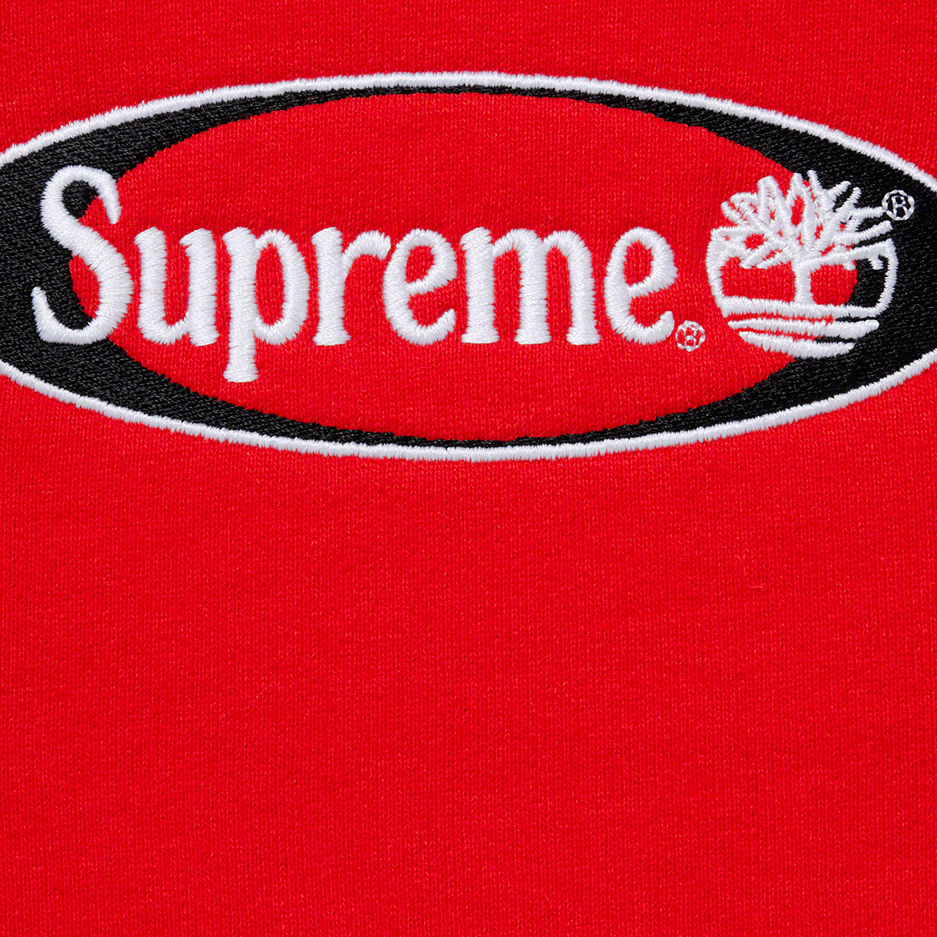 Supreme Timberland Crewneck (SS21) Red for Women