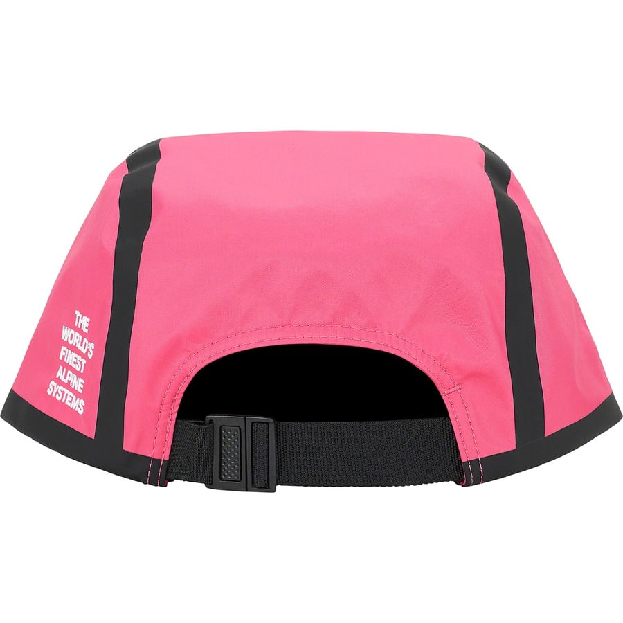 Details on Supreme The North Face Summit Series Outer Tape Seam Camp Cap Pink from spring summer
                                                    2021 (Price is $54)