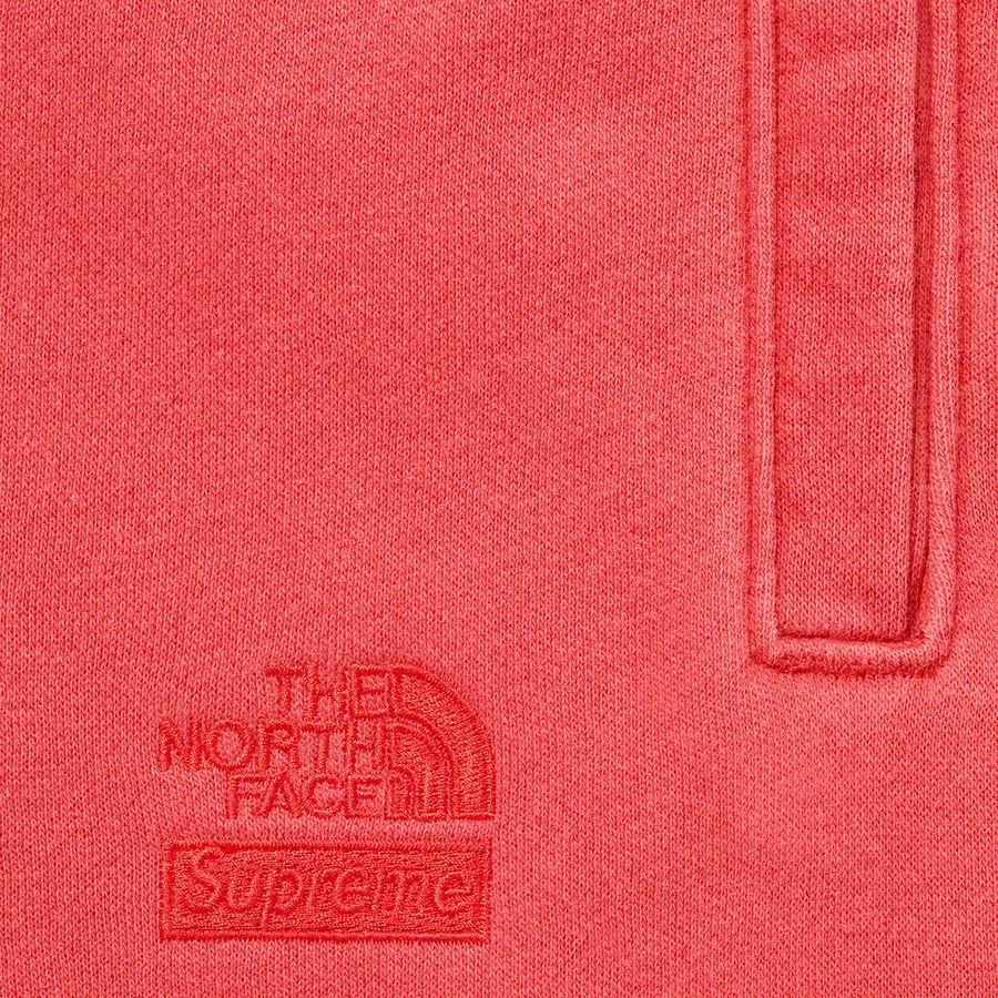 Details on Supreme The North Face Pigment Printed Sweatpant Red from spring summer
                                                    2021 (Price is $138)