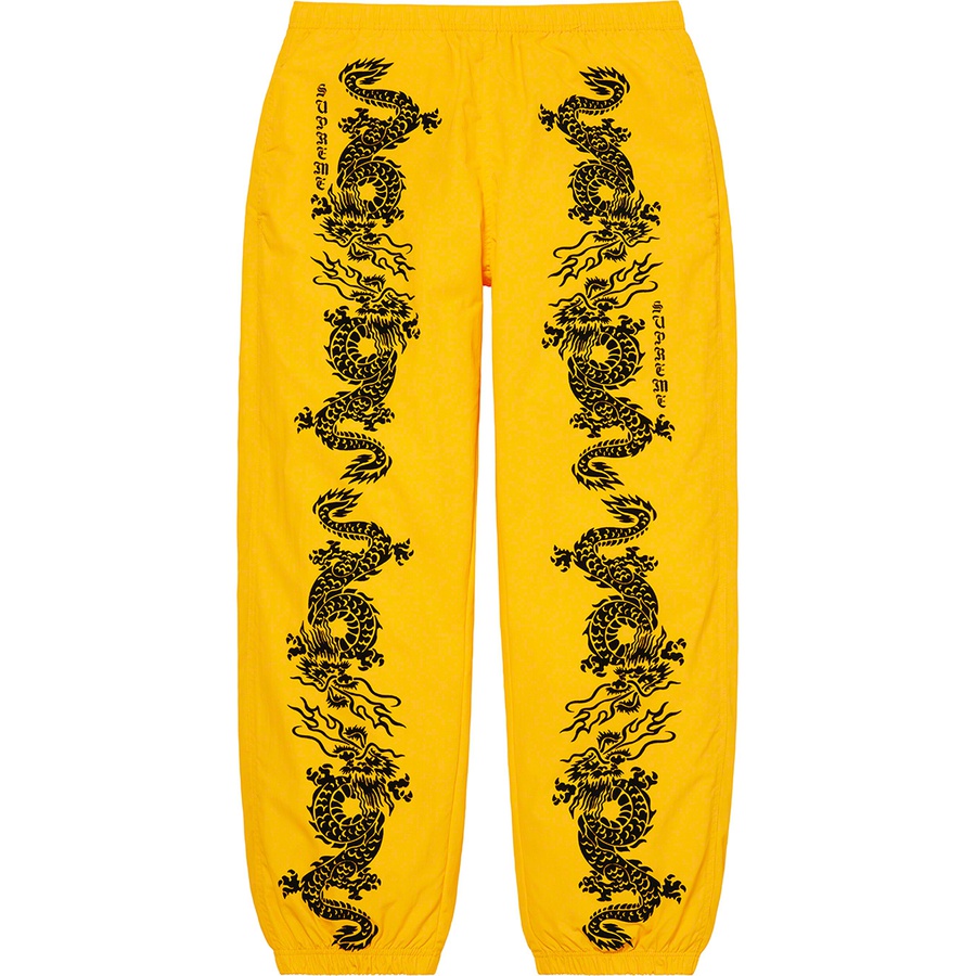Details on Dragon Track Pant Yellow from spring summer
                                                    2021 (Price is $138)