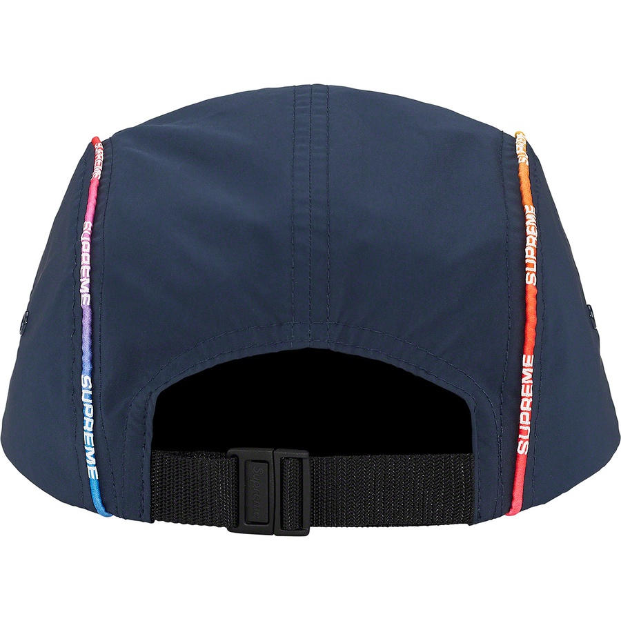 Details on Gradient Piping Camp Cap Navy from spring summer
                                                    2021 (Price is $48)