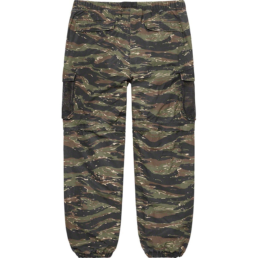 Details on Mesh Pocket Belted Cargo Pant Tigerstripe Camo from spring summer
                                                    2021 (Price is $198)