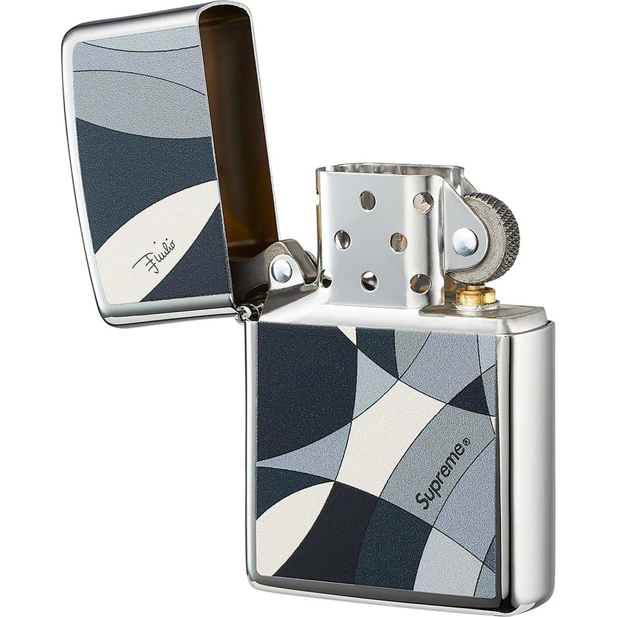 Details on Supreme Emilio Pucci Zippo Black from spring summer
                                                    2021 (Price is $58)