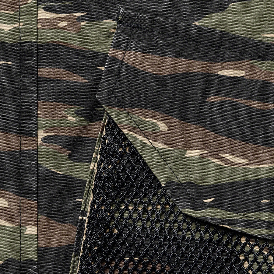 Details on Mesh Pocket Cargo Jacket Tigerstripe Camo from spring summer
                                                    2021 (Price is $238)