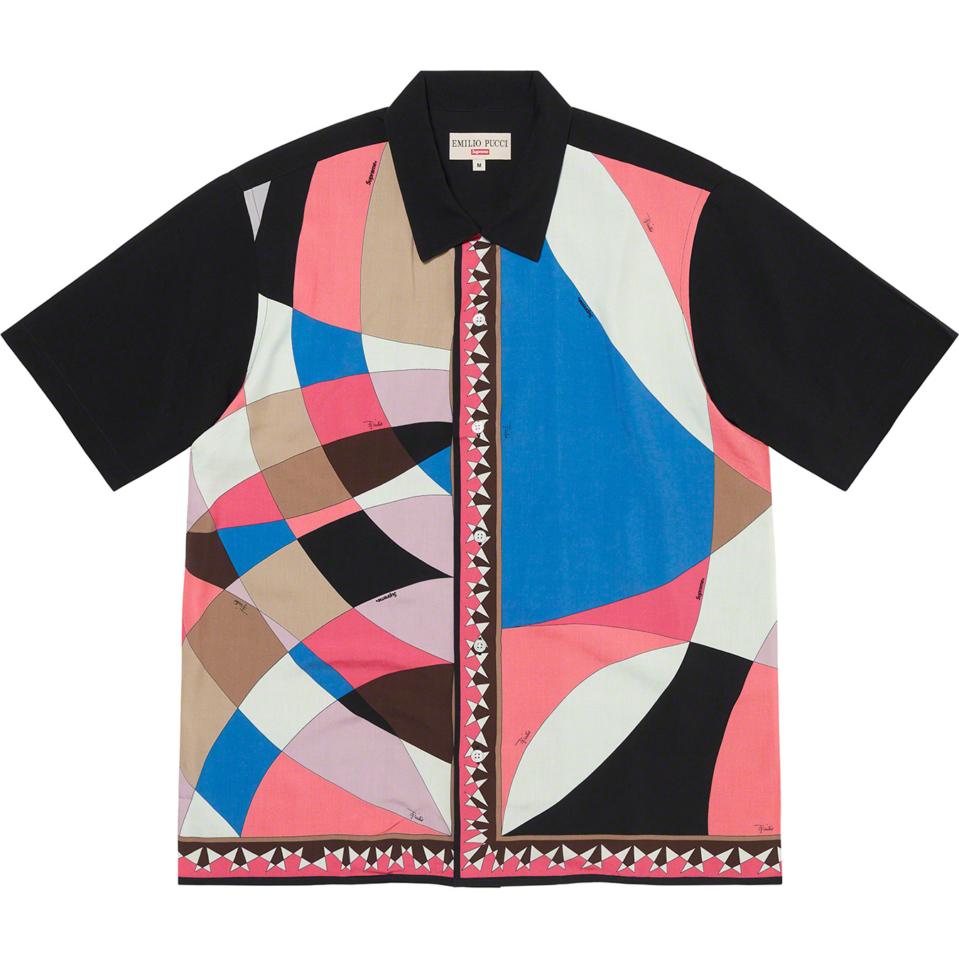 Supreme / Emilio Pucci® S/S Shirt "Pink"