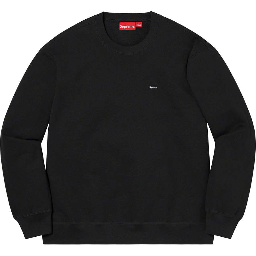 Details on Small Box Crewneck Black from spring summer
                                                    2021 (Price is $138)