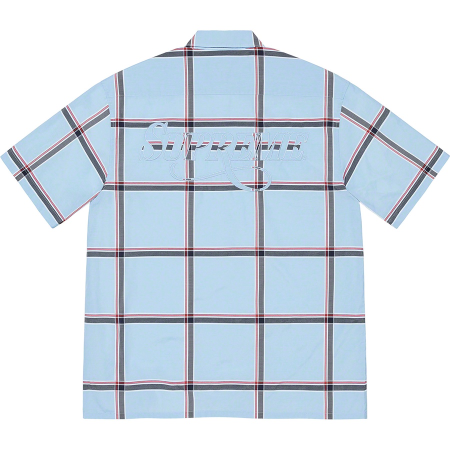 Details on Lightweight Plaid S S Shirt Blue from spring summer
                                                    2021 (Price is $128)