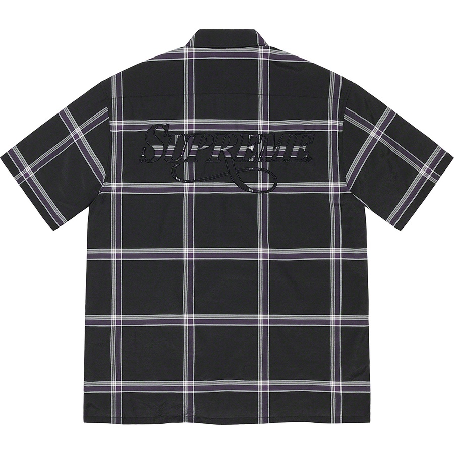 Details on Lightweight Plaid S S Shirt Black from spring summer
                                                    2021 (Price is $128)