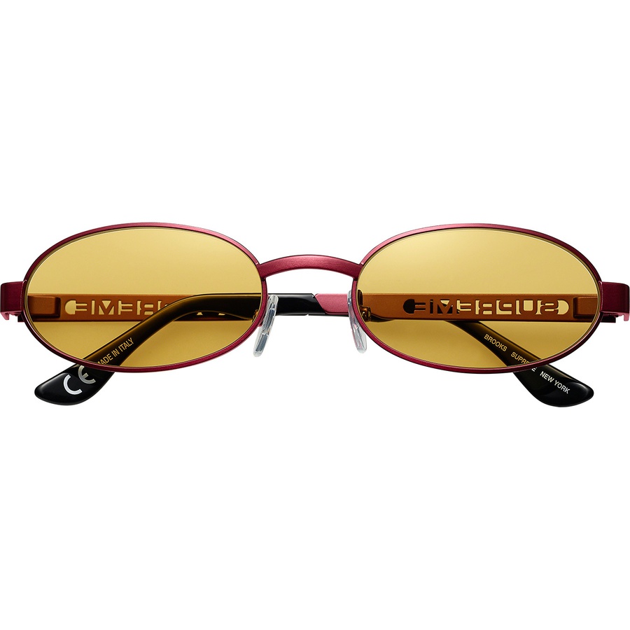 Details on Brooks Sunglasses Red from spring summer
                                                    2021 (Price is $188)