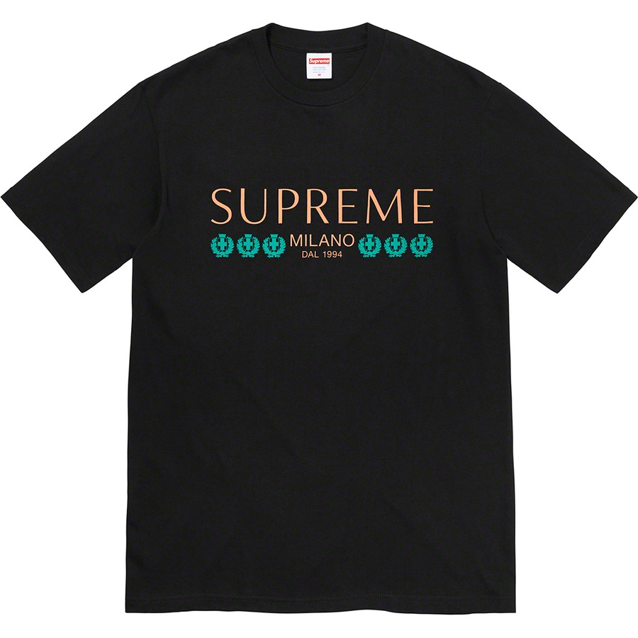 Details on Milano Tee Black from spring summer
                                                    2021 (Price is $38)