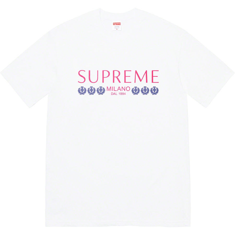 Details on Milano Tee White from spring summer
                                                    2021 (Price is $38)
