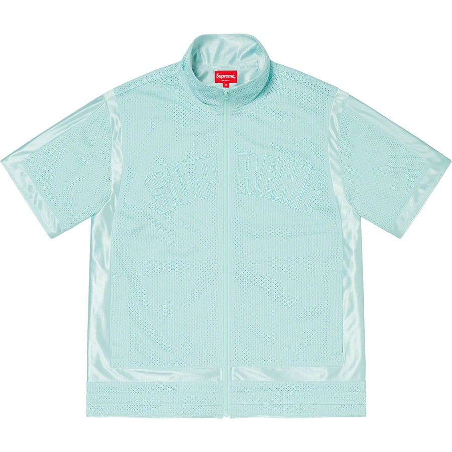 Details on Mesh Warm Up Top Ice from spring summer
                                                    2021 (Price is $128)