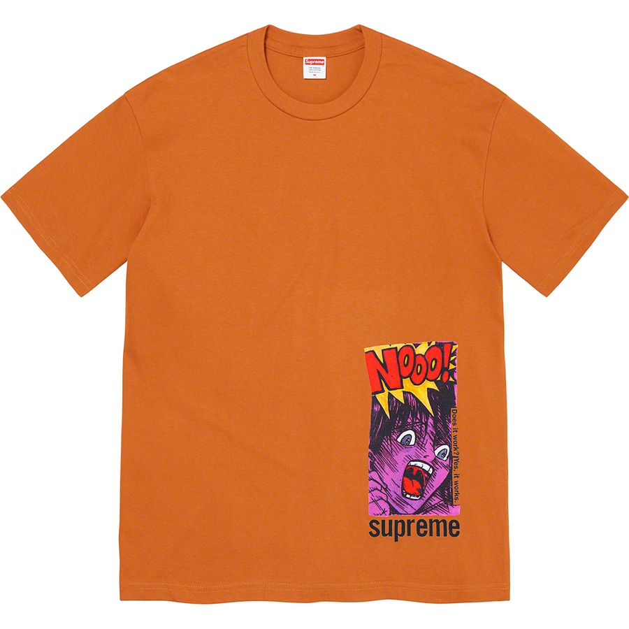 Details on Does It Work Tee Burnt Orange from spring summer
                                                    2021 (Price is $38)