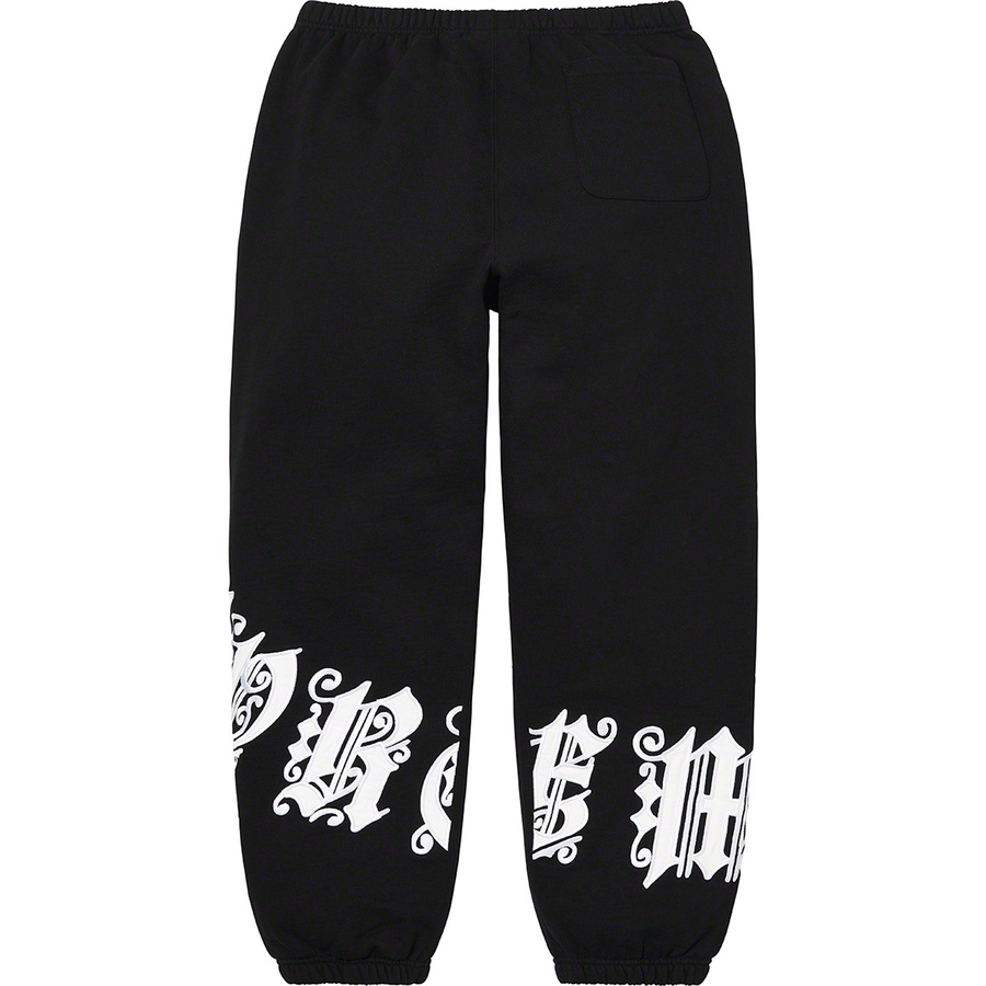 Details on Old English Wrap Sweatpant Black from spring summer
                                                    2021 (Price is $148)