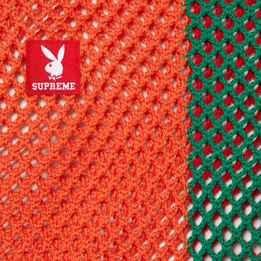 Details on Supreme Playboy String S S Top Red Multi from spring summer
                                                    2021 (Price is $98)