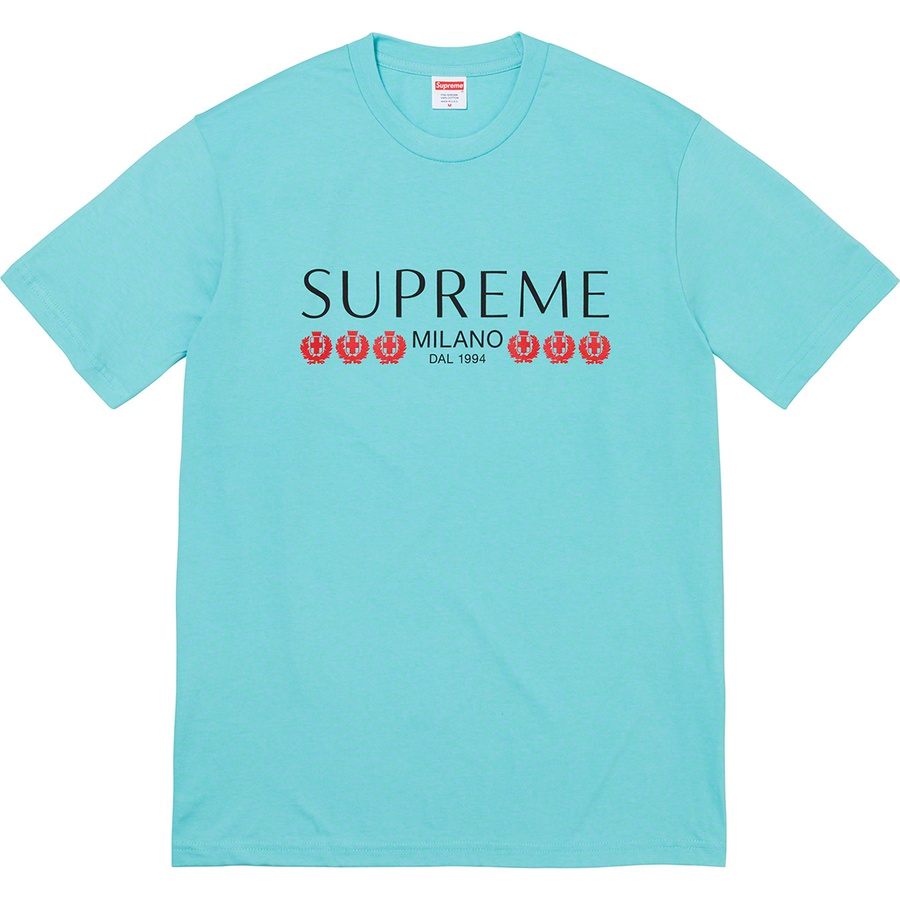 Details on Milano Tee Light Teal from spring summer
                                                    2021 (Price is $38)