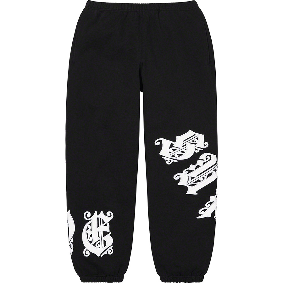 Details on Old English Wrap Sweatpant Black from spring summer
                                                    2021 (Price is $148)