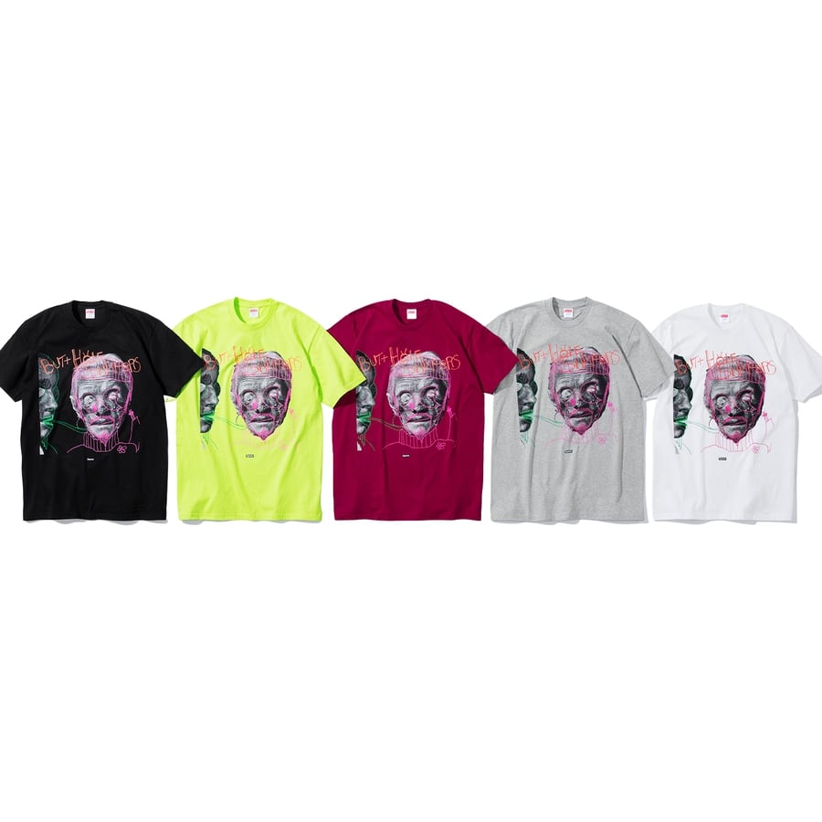Details on Supreme Butthole Surfers Psychic Tee from spring summer
                                            2021 (Price is $44)
