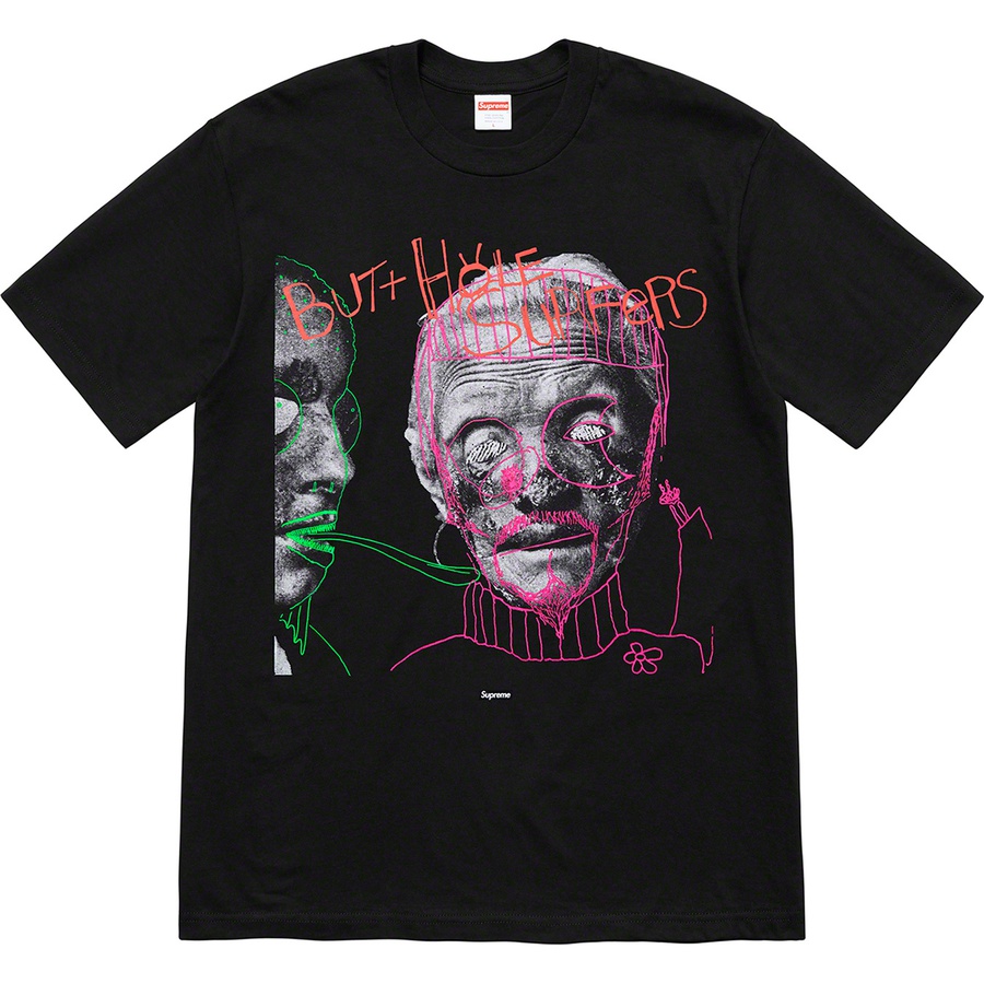 Details on Supreme Butthole Surfers Psychic Tee Black from spring summer
                                                    2021 (Price is $44)