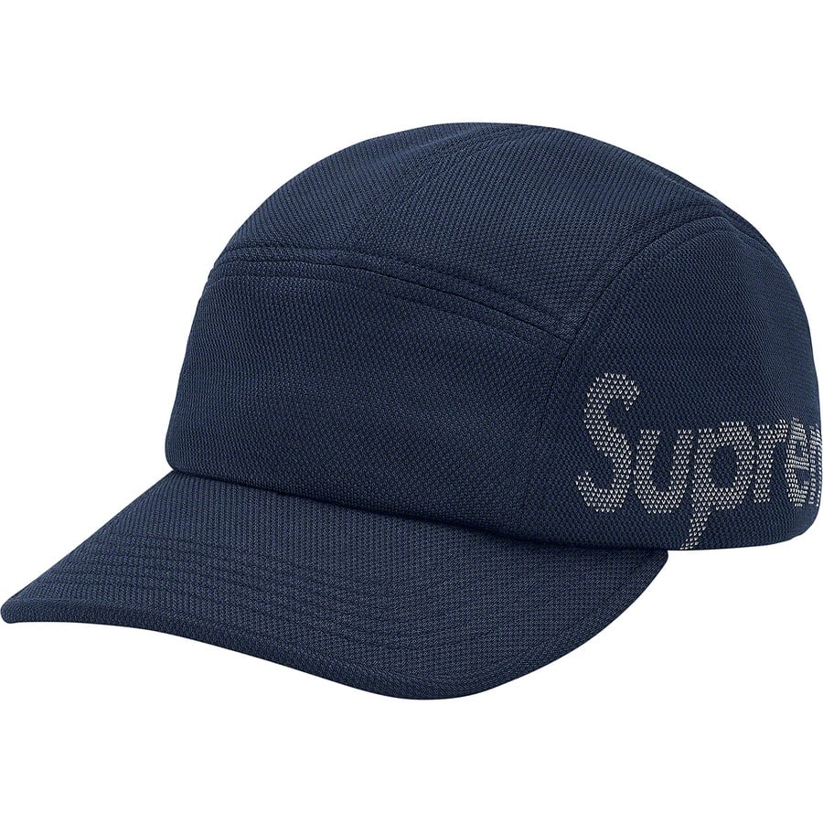 Details on Jacquard Pique Camp Cap Navy from spring summer
                                                    2021 (Price is $54)