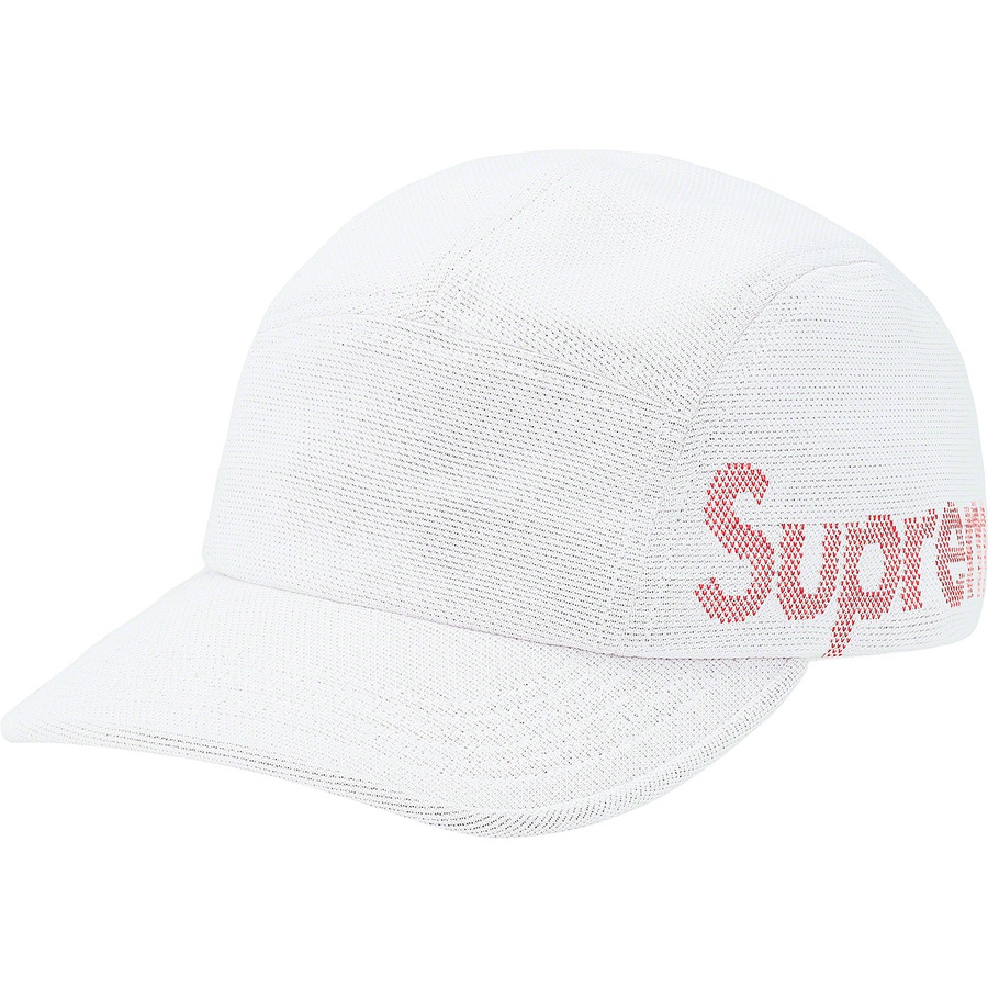 Details on Jacquard Pique Camp Cap White from spring summer
                                                    2021 (Price is $54)