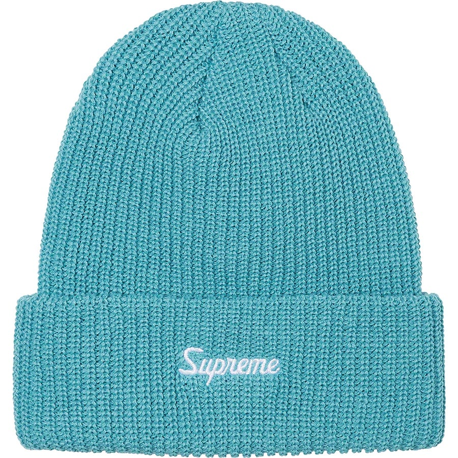 Details on Loose Gauge Beanie Slate from fall winter
                                                    2021 (Price is $38)