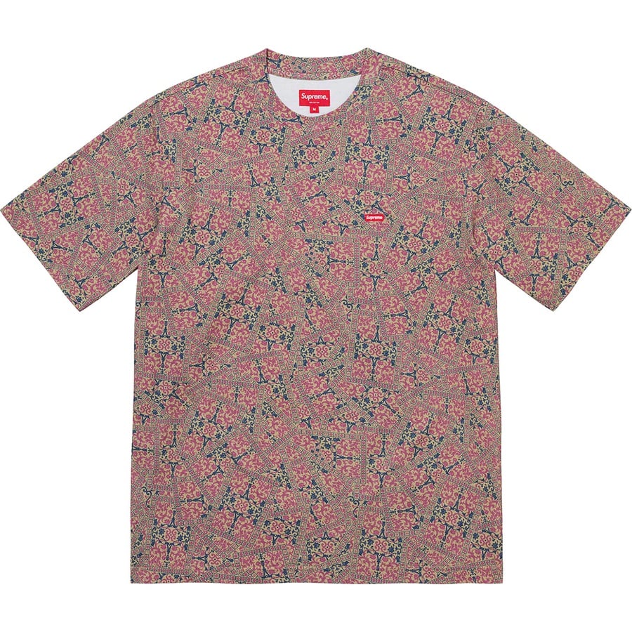 Details on Small Box Tee Khaki Floral Cards from fall winter
                                                    2021 (Price is $58)