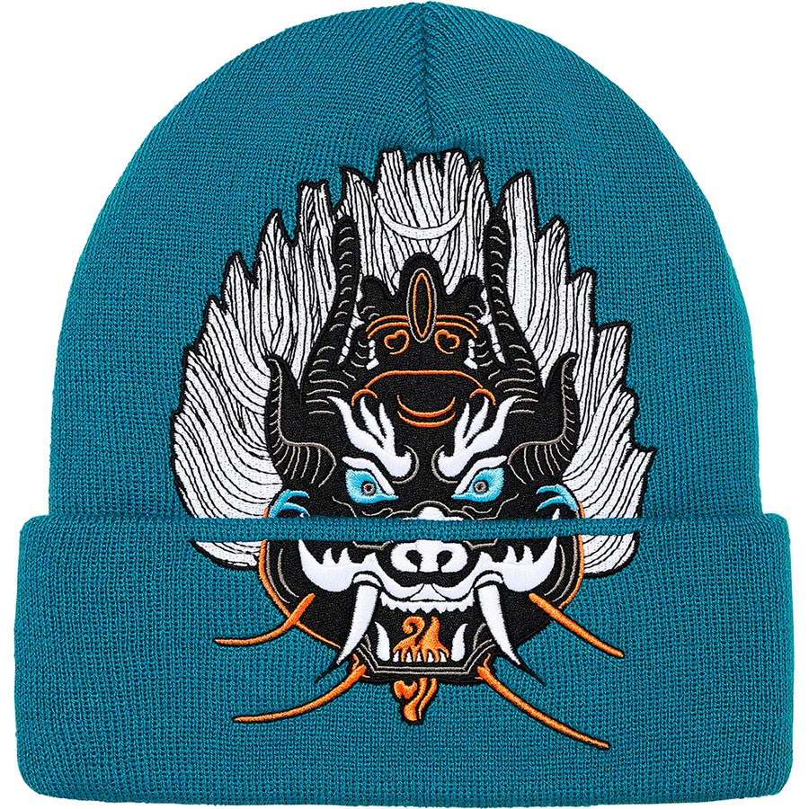 Details on Demon Beanie Teal from fall winter
                                                    2021 (Price is $40)