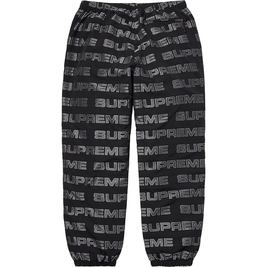 Details on Logo Ripstop Track Pant Black from fall winter
                                                    2021 (Price is $138)