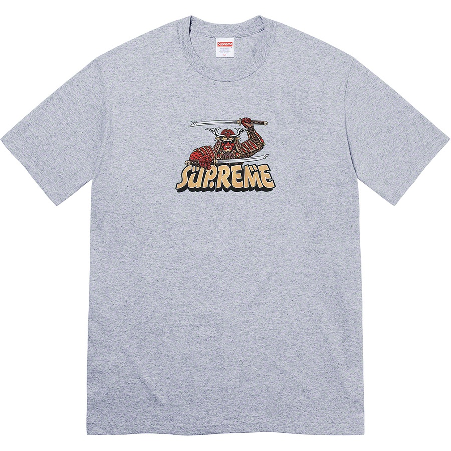 Details on Samurai Tee Heather Grey from fall winter
                                                    2021 (Price is $38)